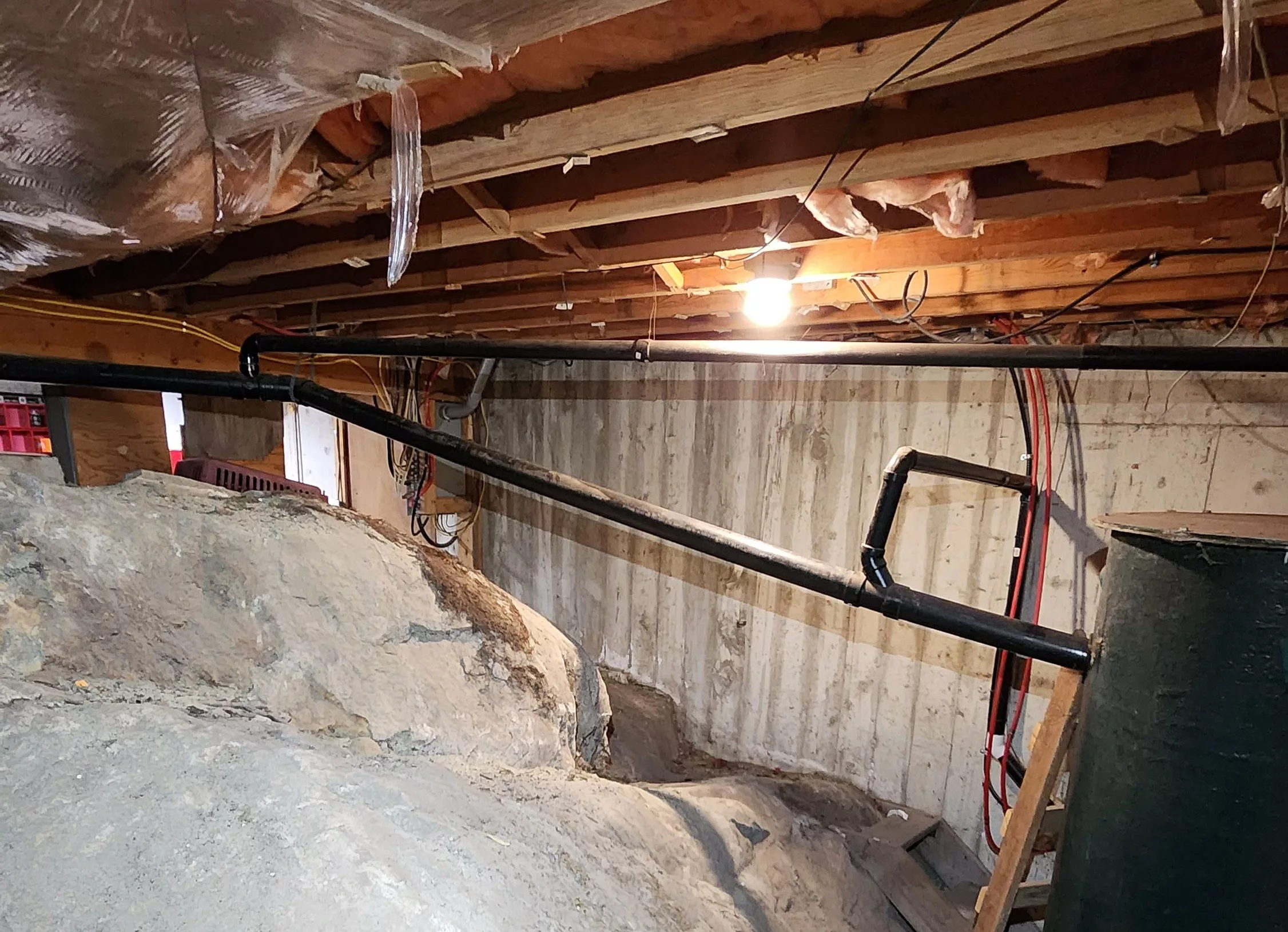 Radon is present in a lot of crawlspaces